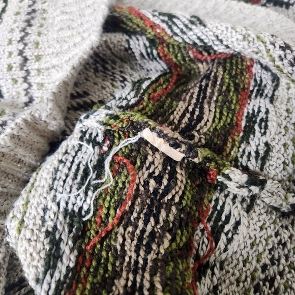 Vintage Women's Chunky Knit Turtleneck Oversized Sweater Large - Picture 14 of 14